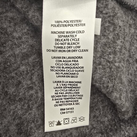 Calvin Klein Front Zip Hoodie Gray Athletic Jacket Sweater Size Medium - Picture 6 of 6